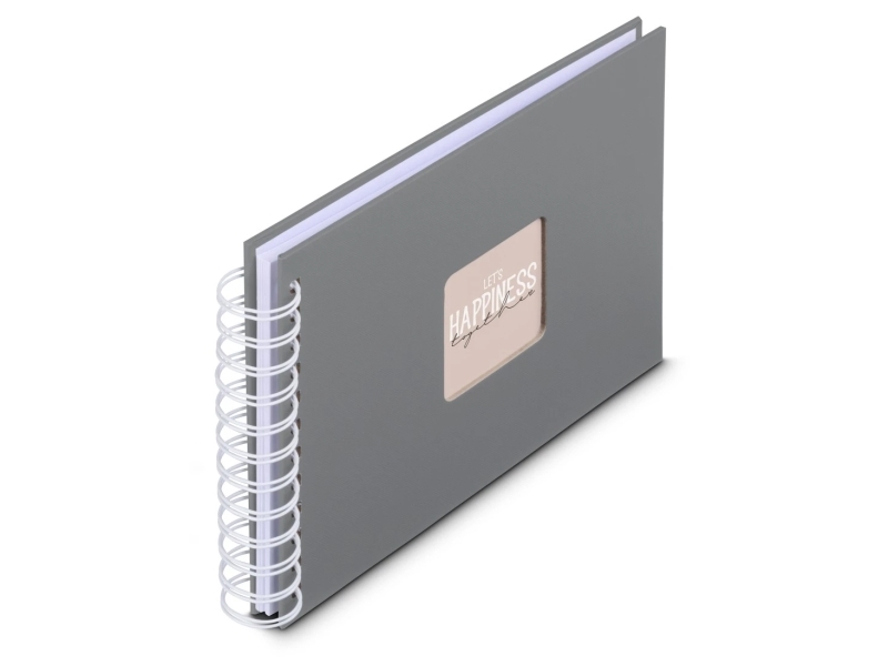 Hama 00009836, Grey, 50 Sheets, 10 X 15, Spiral Binding, White, 50 Sheets