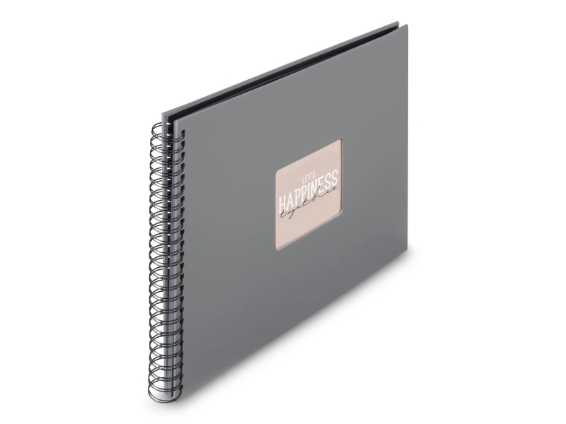 Hama 00009841, Grå, 50 ark, Spiral indbinding, Sort, 300 ark, 360 mm