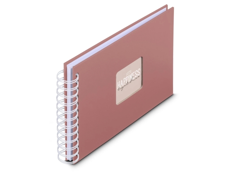 Hama 00009854, Red, 50 Sheets, Spiral Binding, 100 X 150 Mm, White, 50 Sheets