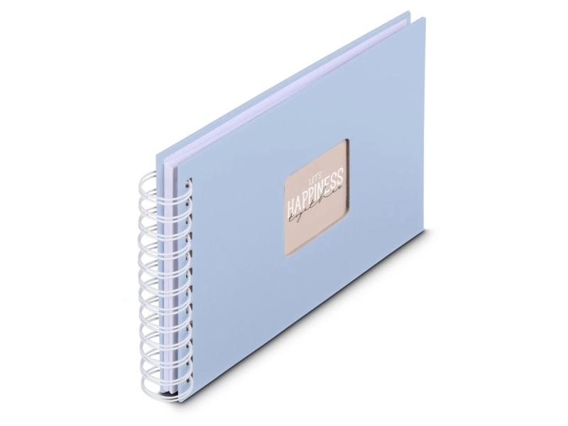 Hama 00009860, Blå, 50 ark, Spiral indbinding, 100 x 150 mm, Hvid, 50 ark