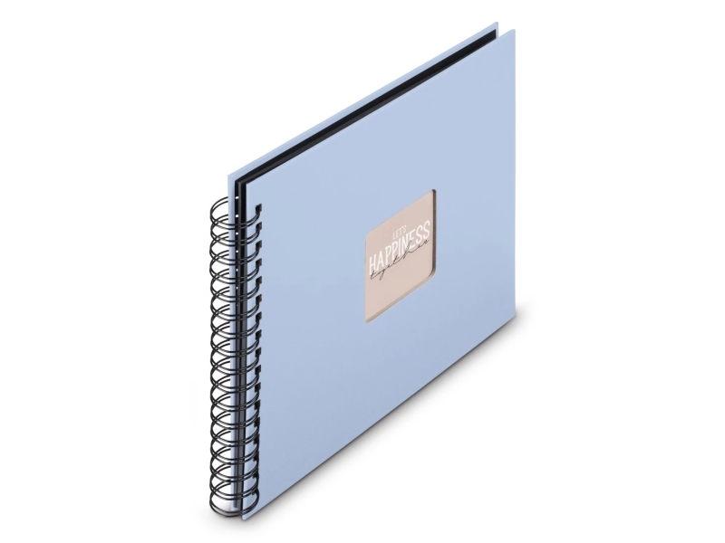 Hama 00009864, Blue, 100 Sheets, Spiral Binding, 100 X 150 Mm, Black, 50 Sheets