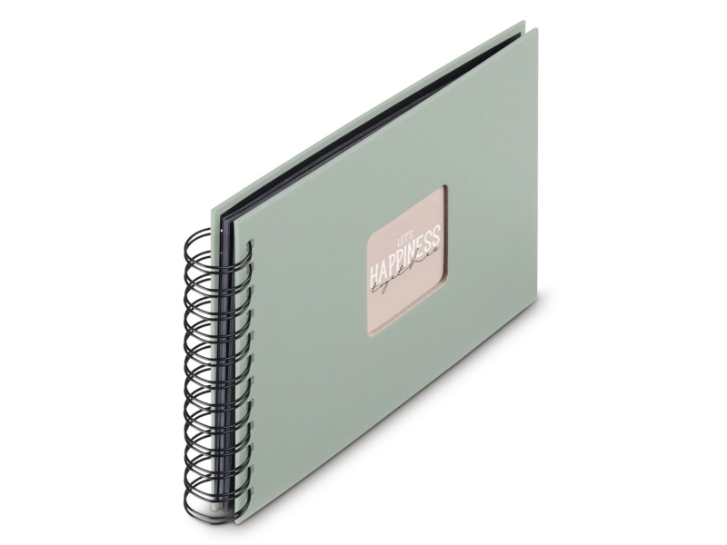 Hama 00009869, Green, 50 Sheets, Spiral Binding, 100 X 150 Mm, Black, 50 Sheets