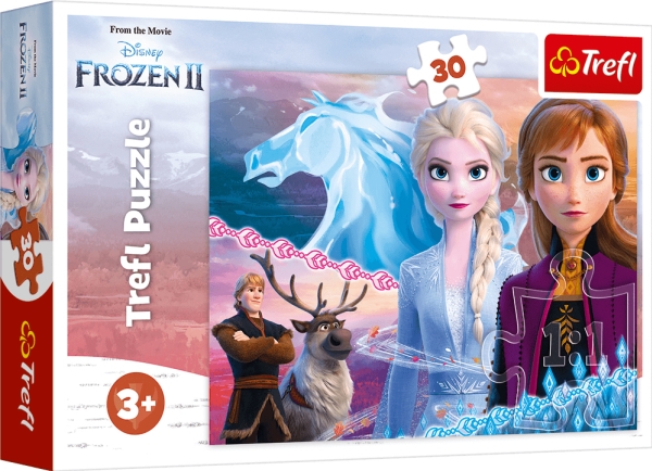 Trefl Puzzle - Frozen - The courage of the sisters (30 pieces) Floor