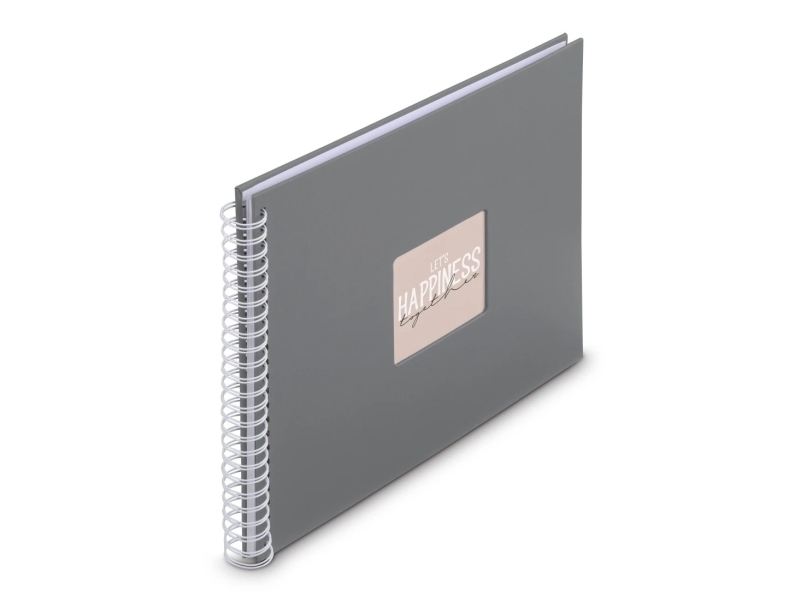 Hama Fine Art, Grå, 300 ark, Spiral indbinding, 10 x 15 cm, 100 x 150 mm, Hvid
