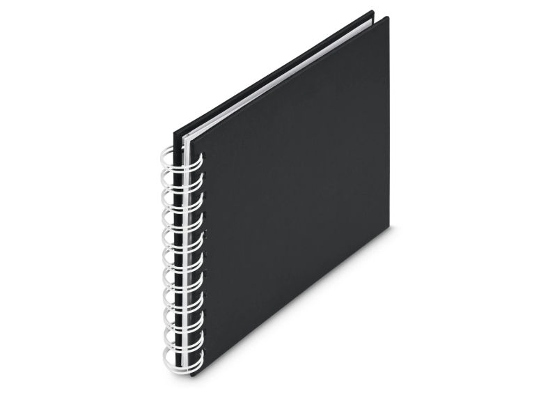 Hama Fine Art, Black, 30 Sheets, 14 X 14 Cm, Spiral Binding, 140 X 140 Mm, White