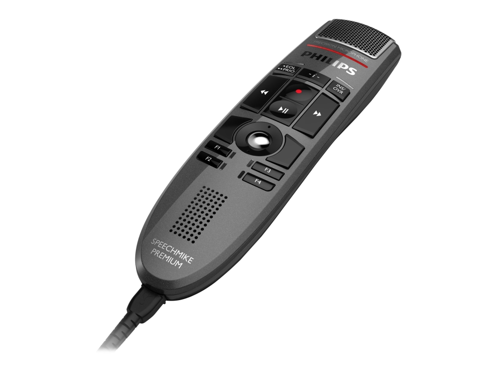 Philips Speechmike Premium Usb-Diktatmikrofon, 70 Db, 200 - 12000 Hz, 200 Mw, 3 Cm, Usb, Usb Typ-A