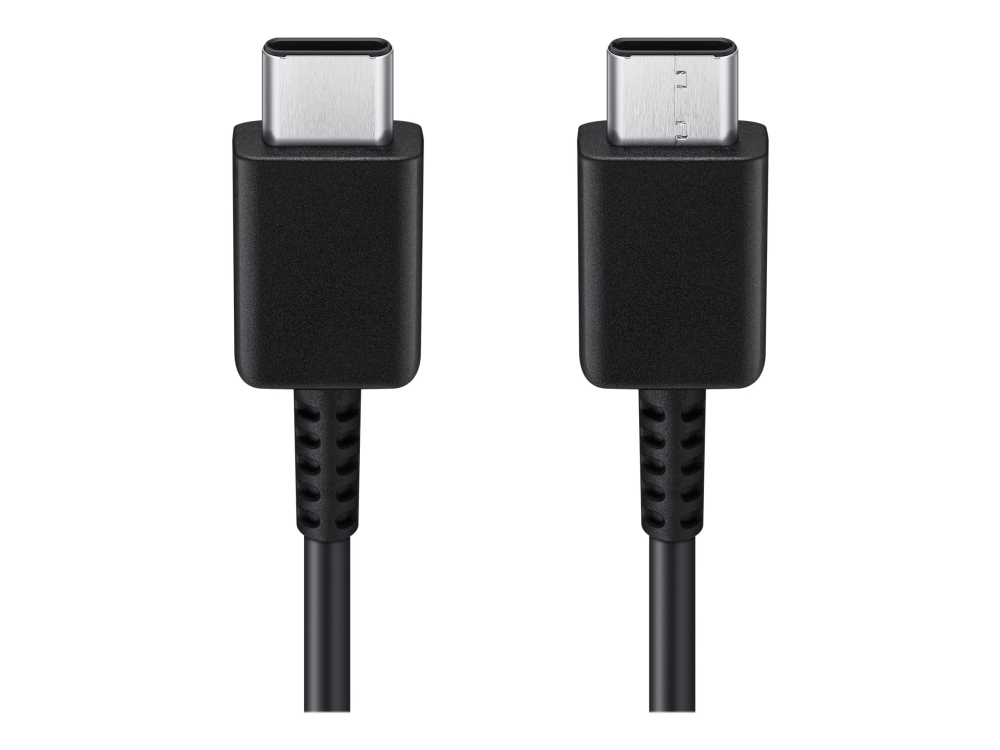 Samsung EP-DA705 - USB-kabel - 24 pin USB-C (han) til 24 pin USB-C (han) - USB 2.0 - 3 A - 1 m - sort