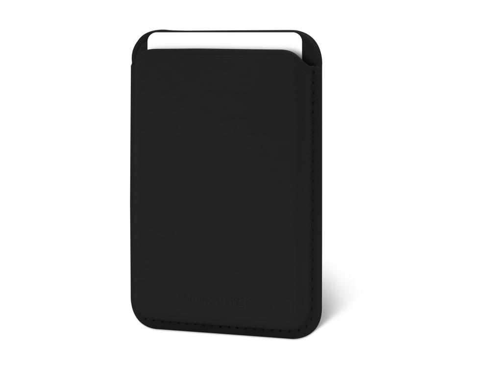 dbramante1928 Wallet w/ MagSafe ICON, Lompakko, musta, Yksivärinen, 30 g, 65 mm, 8 mm