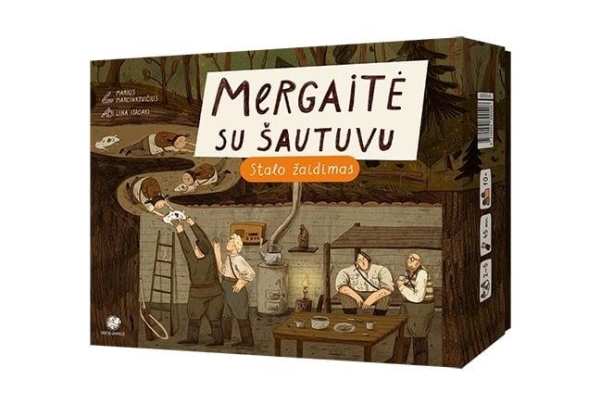 Spielbrett Mergaite Su Sautuvu