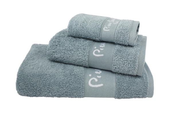 Pierre_Cardi Towel Setx3 Pier Card 2229Beaublue450gsm