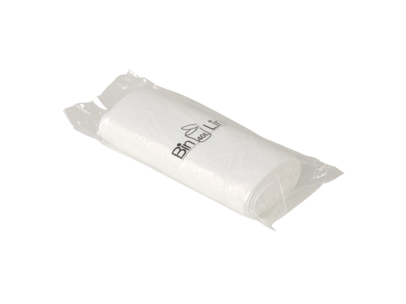 Ämpäripussi tähtipohjalla, ABENA Bin-Line, 40 l, kirkas, LLDPE/neitsyt - (12 kpl)