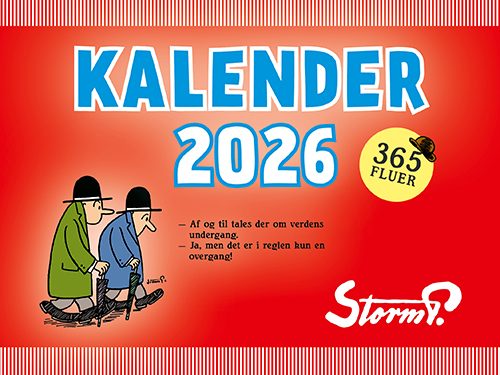 Storm P. - Kalender 2026 - 365 fluer | Storm P.