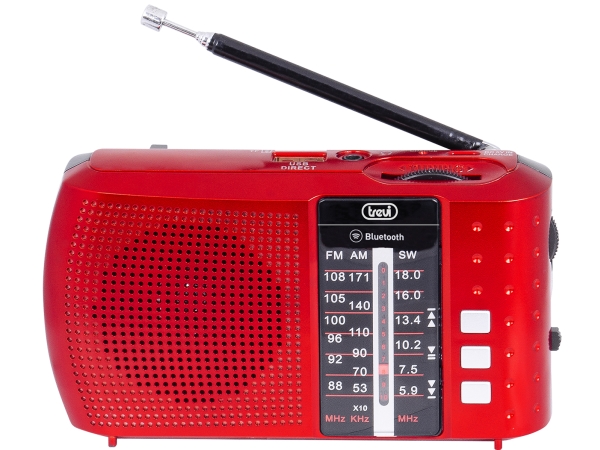 Trevi Ra 7F20 Bt, Bærbar, Analog & Digital, Am, Fm, Sw, Mp3, Analog, 3,5 Mm