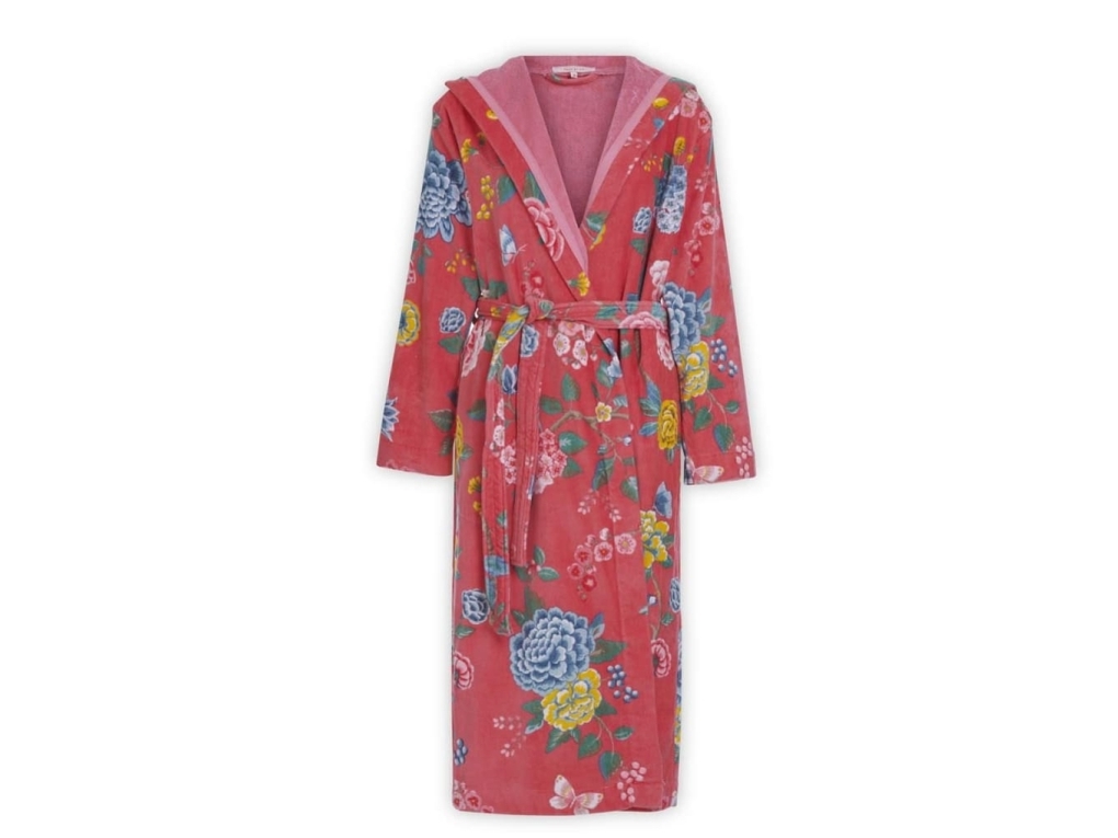 Pip Studio Good Evening Bathrobe Coral S