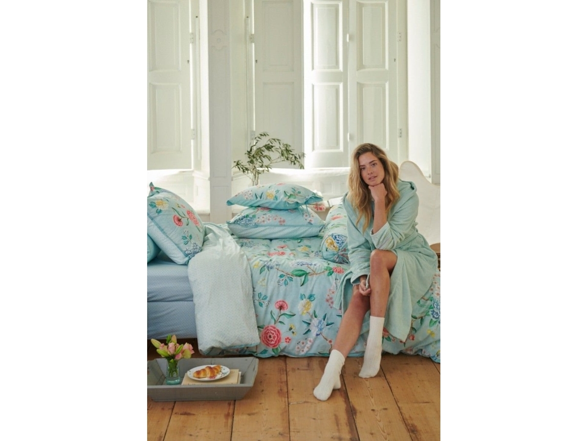 Pip Studio Soft Zellige Bathrobe Blue Xs