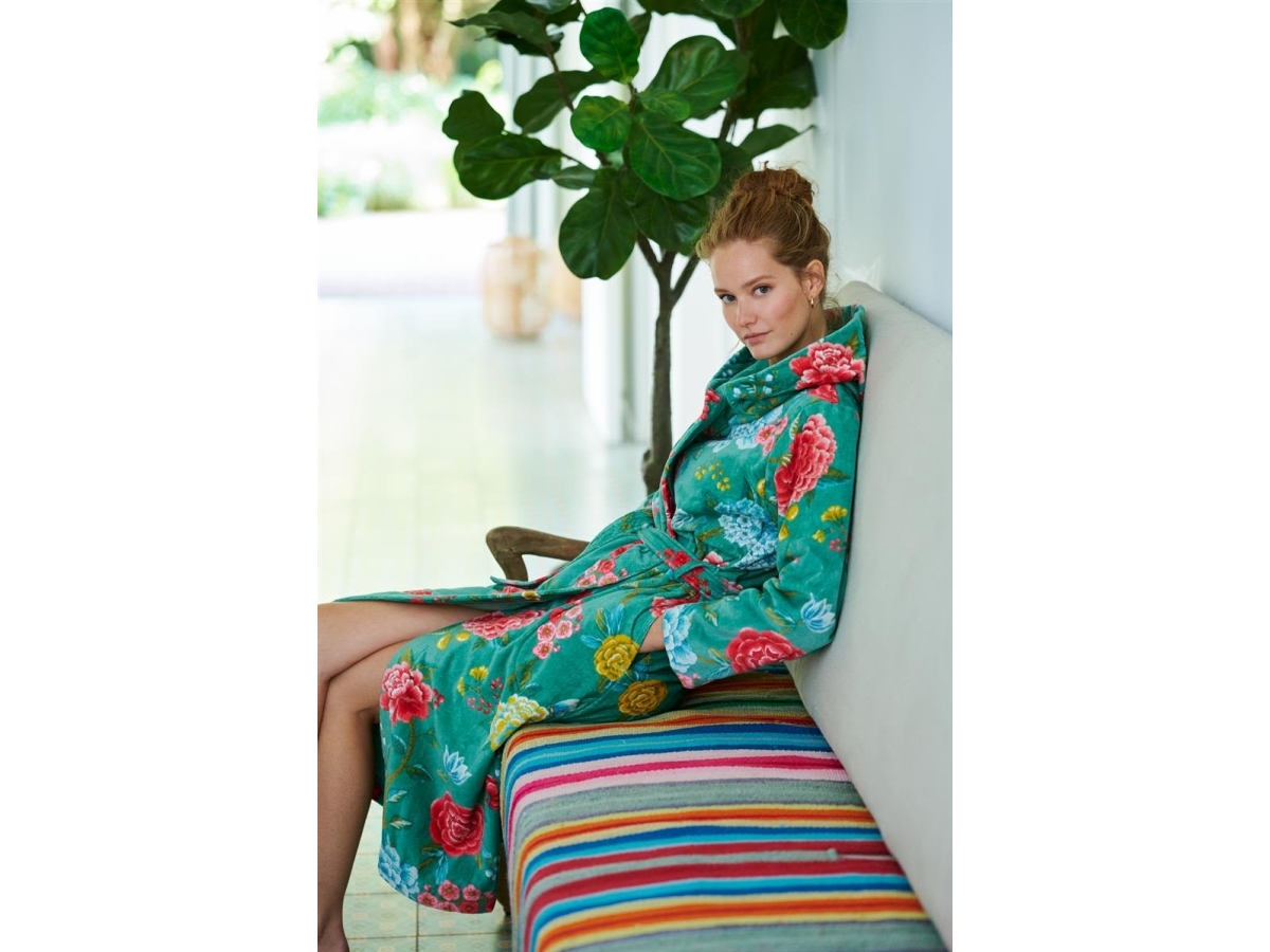 Pip Studio Good Evening Bathrobe Green S
