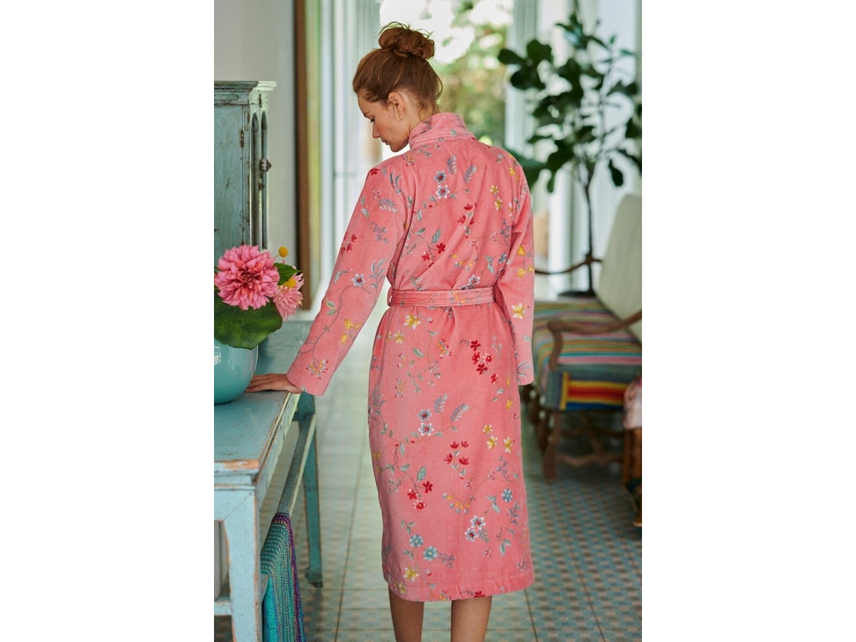 Pip Studio Pip Studio Bathrobe Les Fleurs Pink Xs
