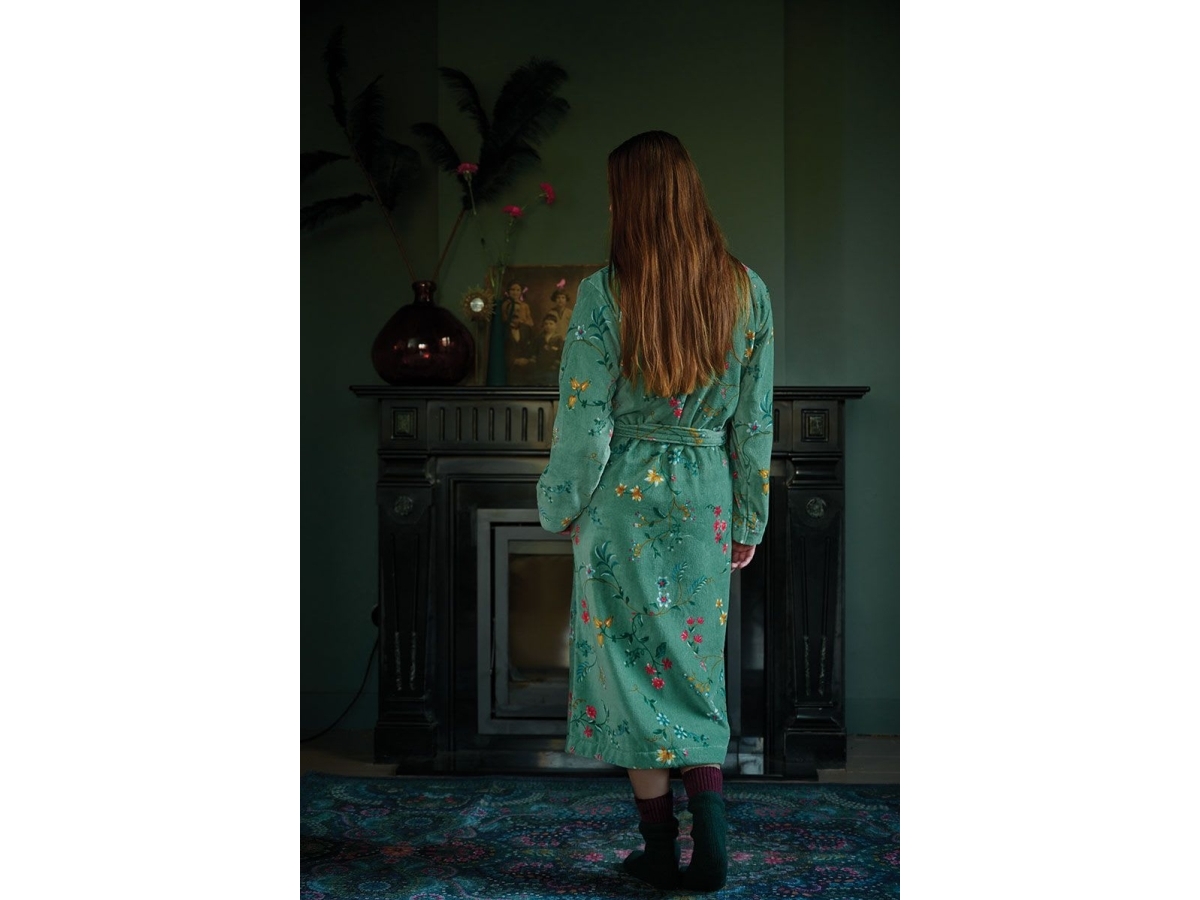 PIP Studio Pip Studio Bathrobe Les Fleurs Green XS