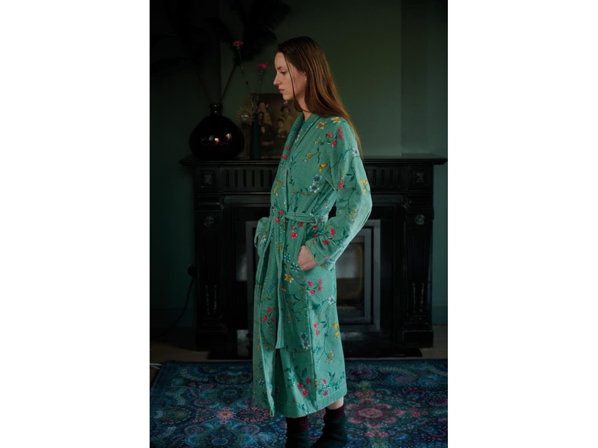 PIP Studio Pip Studio Bathrobe Les Fleurs Green L