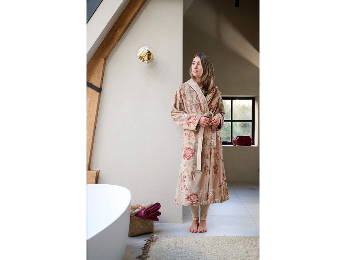 Pip Studio Secret Garden Bathrobe Khaki M