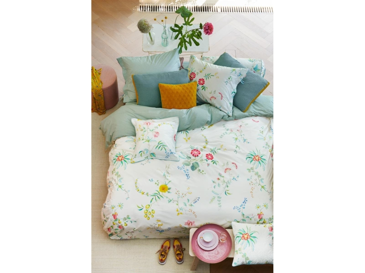 Blomstorlek Vit 200x200+2x60x63cm | Baby & barn - Textil och kläder | GameStuff