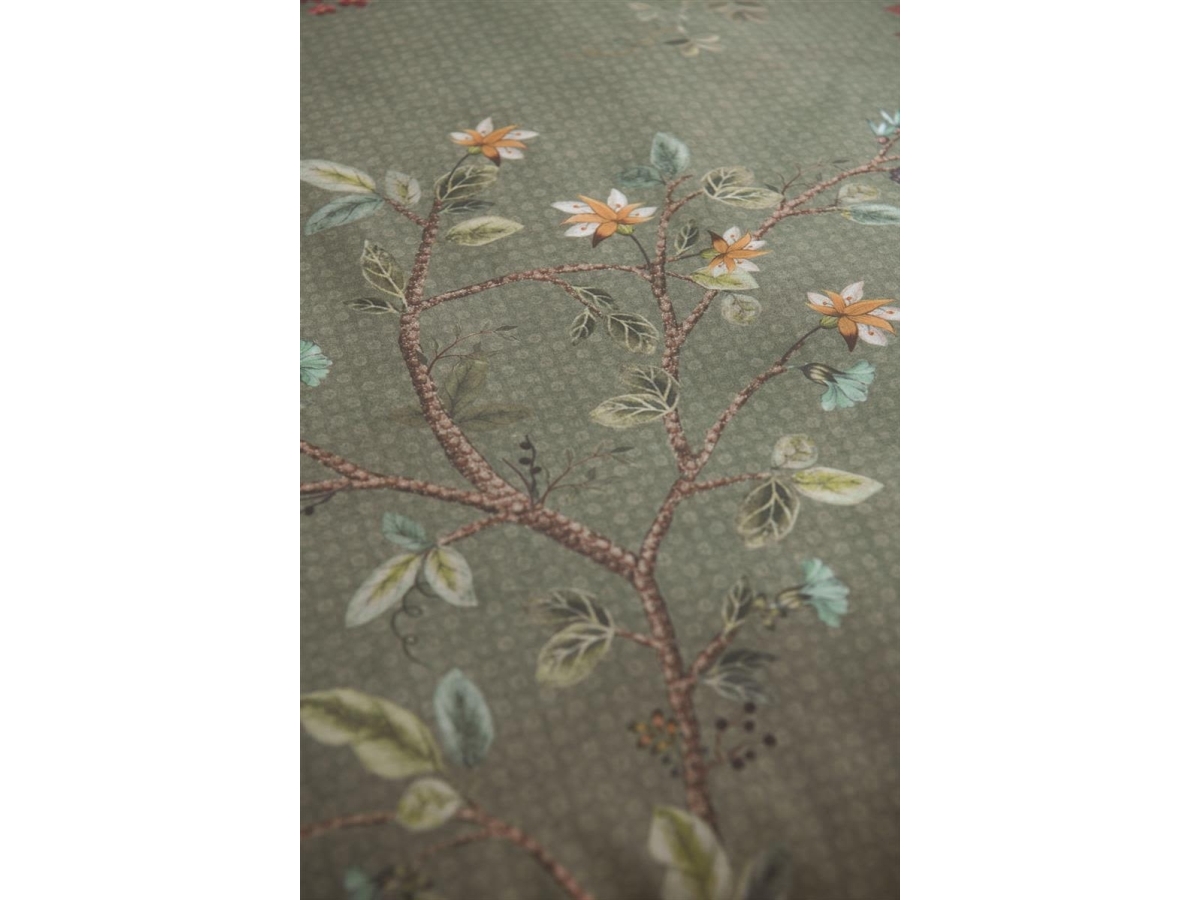 PIP Studio Okinawa Green 200x220+60x63 | Bostäder - Hemtextil - Linne och lakan | GameStuff