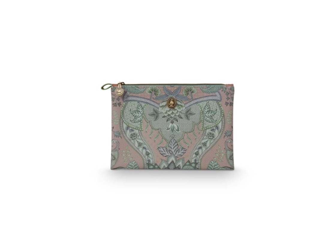 PIP Studio Cosmetic Flat Pouch Medium Kyoto Festival Green 24x15.5x1cm | Hälsa - Tillbehör - Toalettväskor | GameStuff