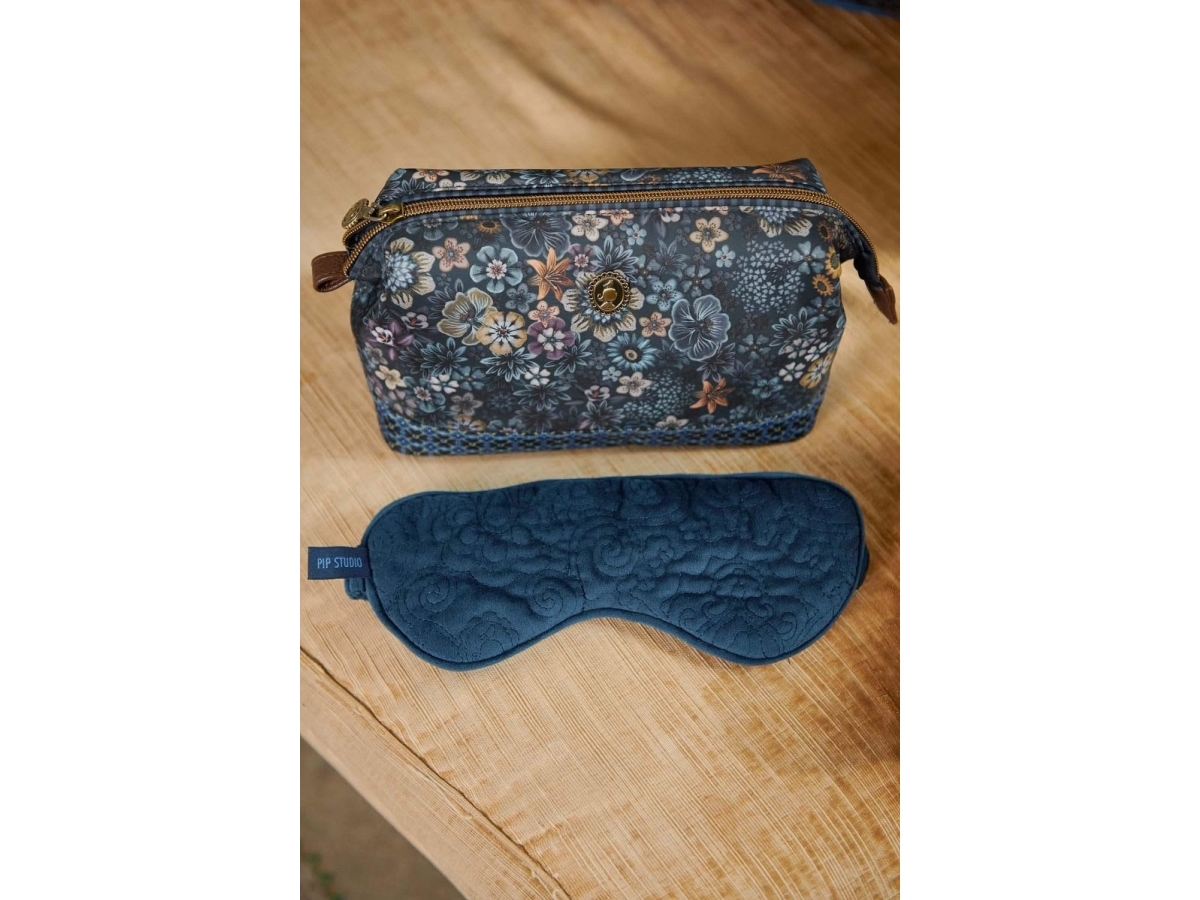 PIP Studio Cooper Cosmetic Purse Large Tutti i Fiori Blue 26x18x12cm