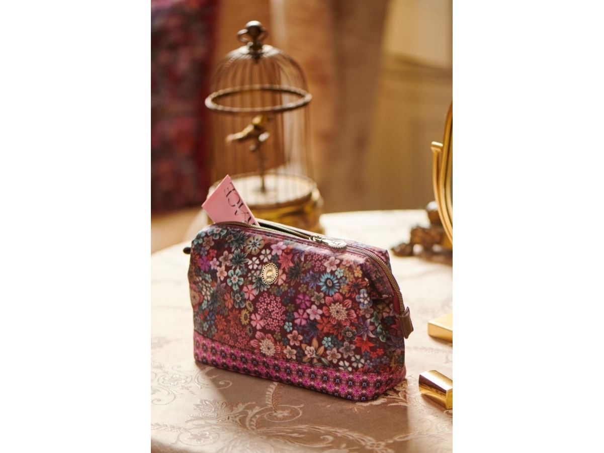 PIP Studio Cooper Cosmetic Purse Large Tutti i Fiori Pink 26x18x12cm | Utomhus - Väskor & Resväskor - Dokumentväskor | GameStuff