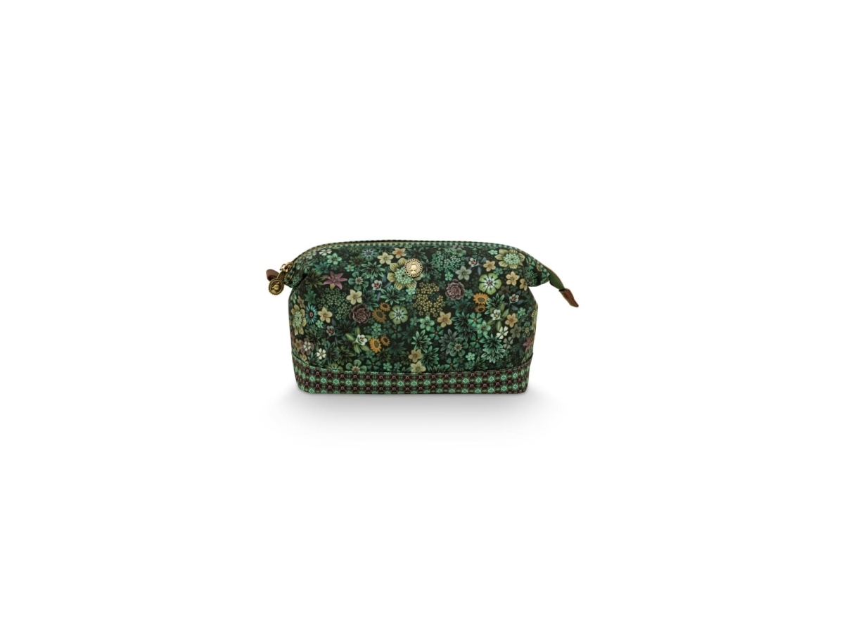 PIP Studio Cooper Cosmetic Purse Large Tutti i Fiori Green 26x18x12cm | Utomhus - Väskor & Resväskor - Toalettpåsar | GameStuff