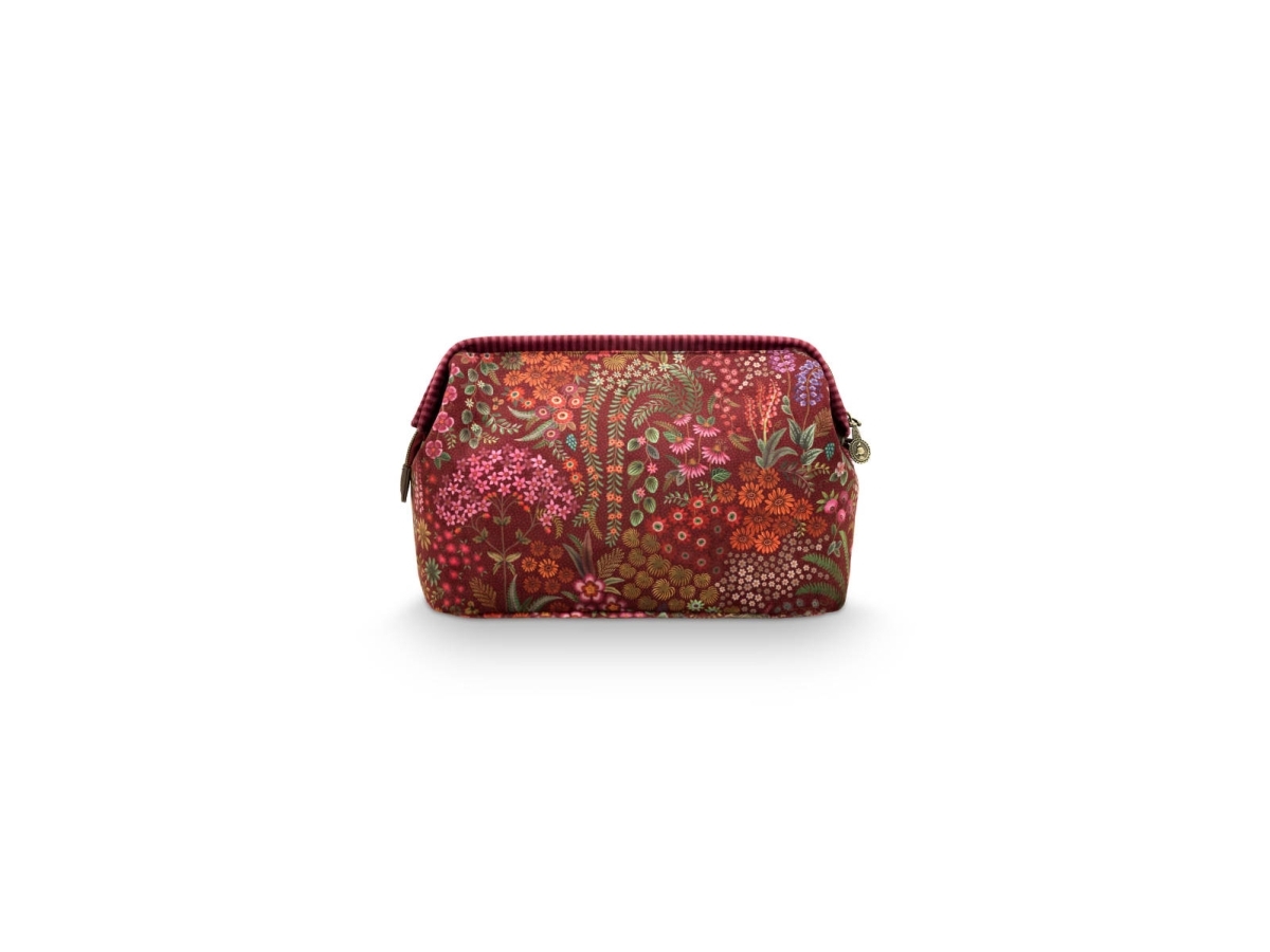 PIP Studio Cooper Cosmetic Purse Extra Large Querida Velvet Red 30x13.8x20.7cm