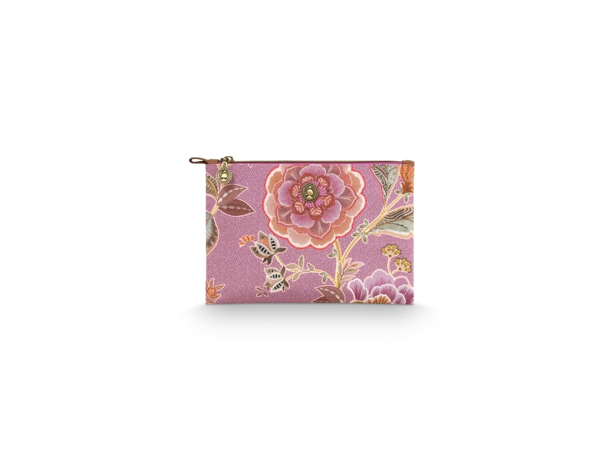 PIP Studio Charly Cosmetic Flat Pouch Medium Matata Lilac 24x1x15.5cm