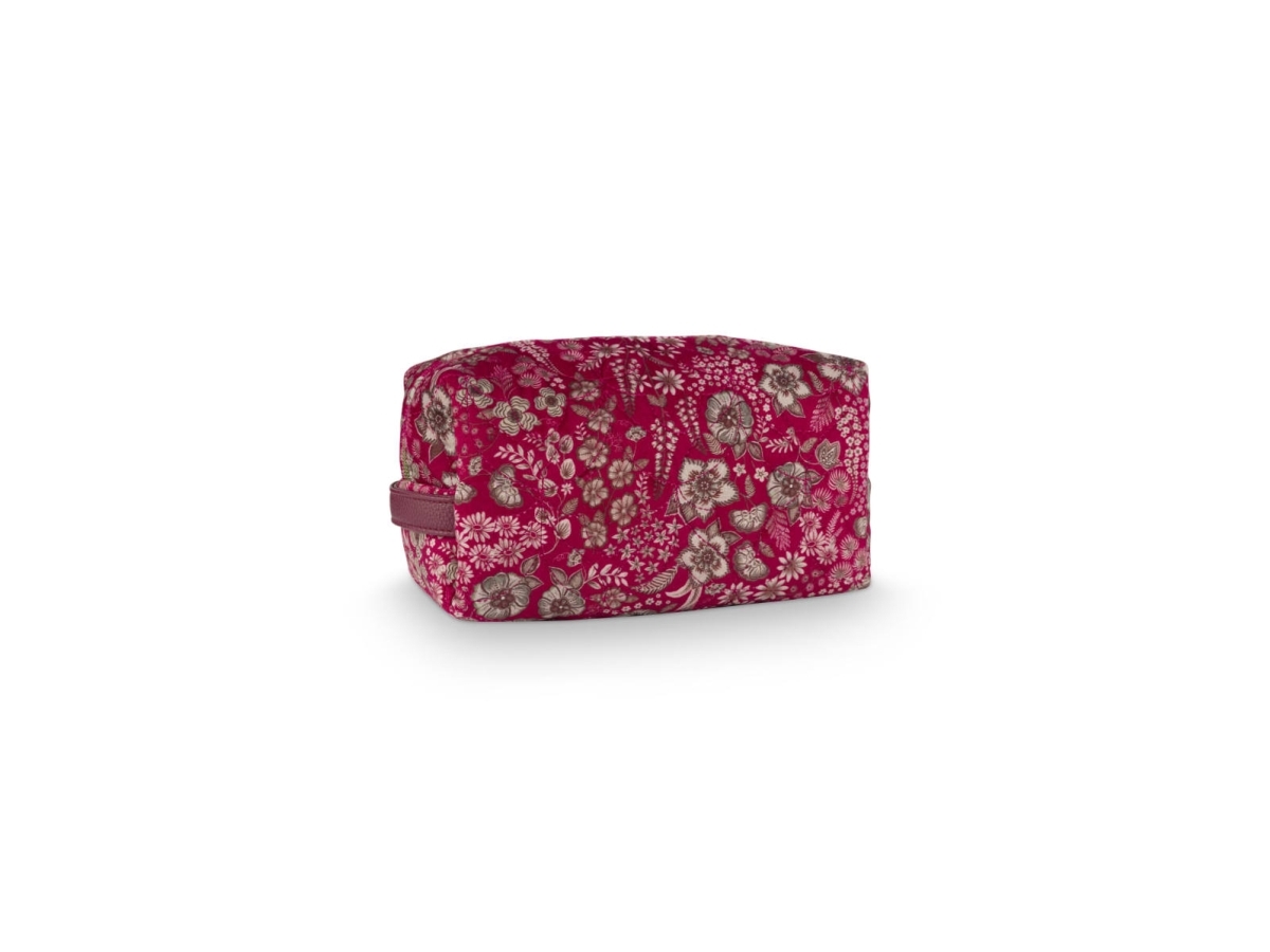 Pip Studio Coco Cosm Bag M Quilt Red