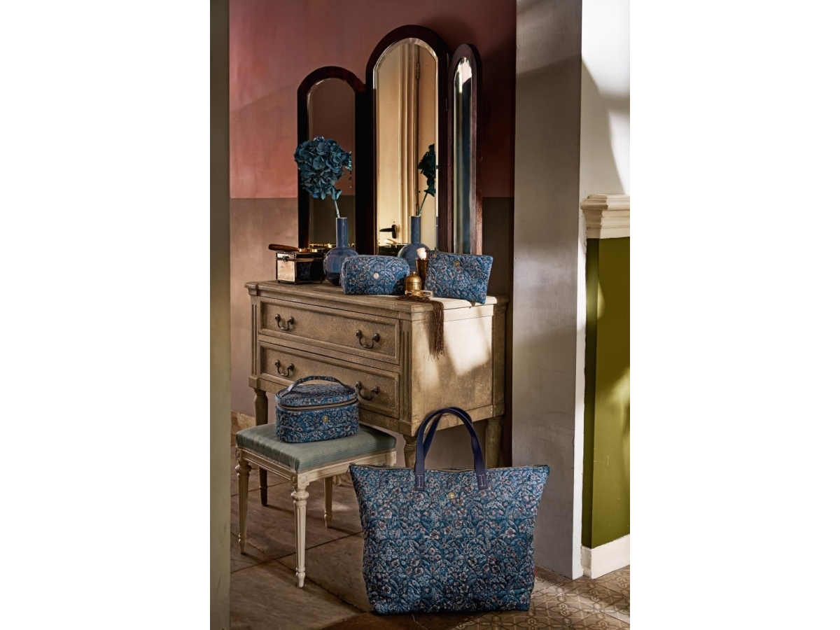 Pip Studio Charly Cosmpouch M Blue