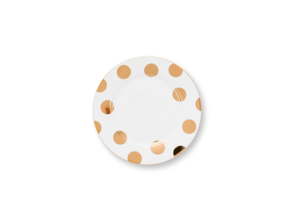 PIP Studio Set/2 Plates Dot Gold 21cm | N - A | GameStuff