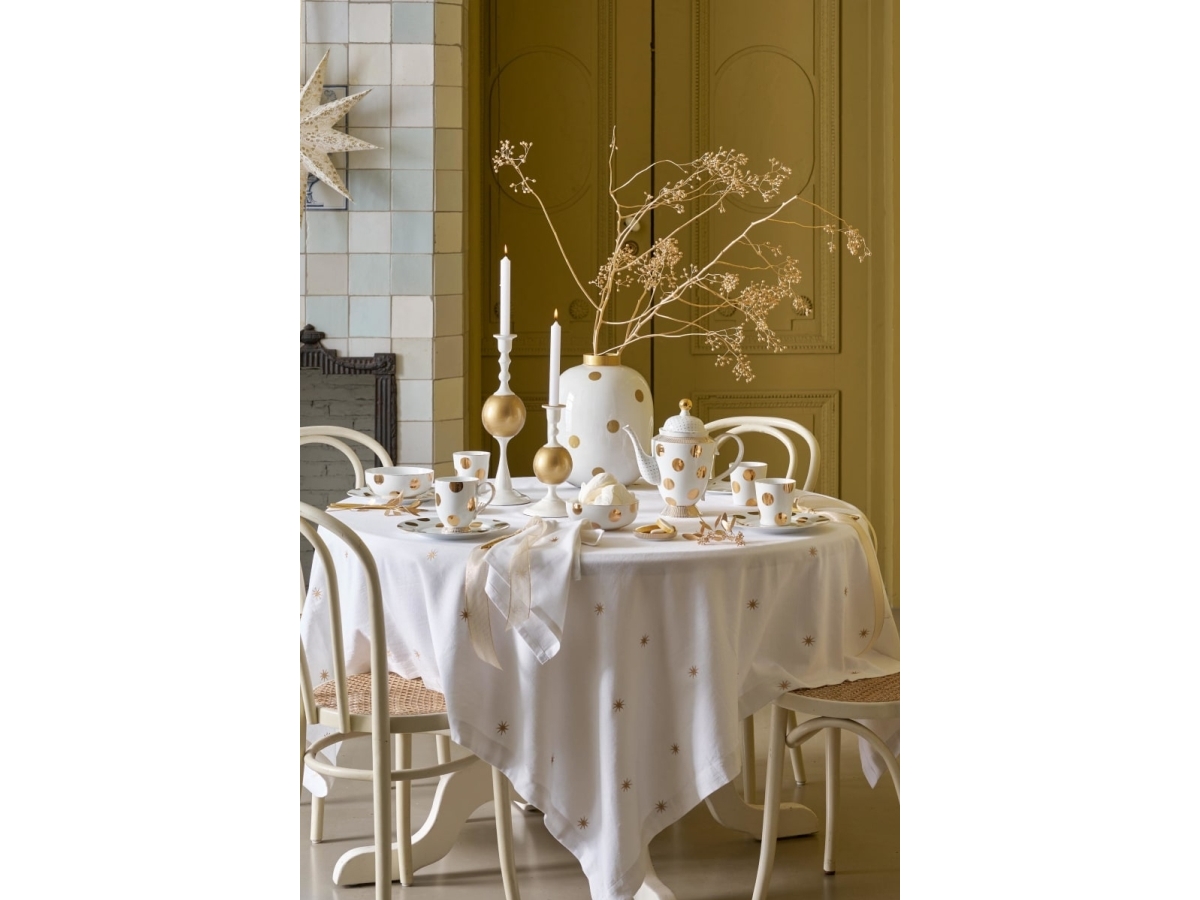 PIP Studio Set/2 Plates Dot Gold 21cm