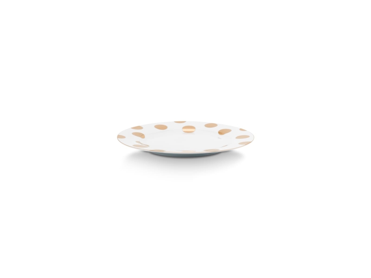 Pip Studio Set/2 Plates Dotgold 26.5Cm