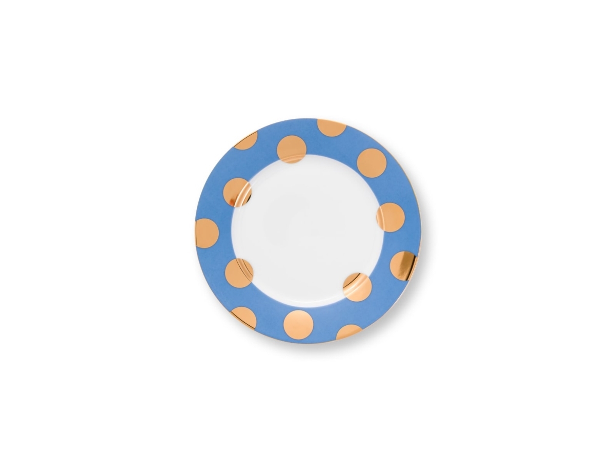 PIP Studio Set/2 Plates Dot Blue 21cm | N - A | GameStuff