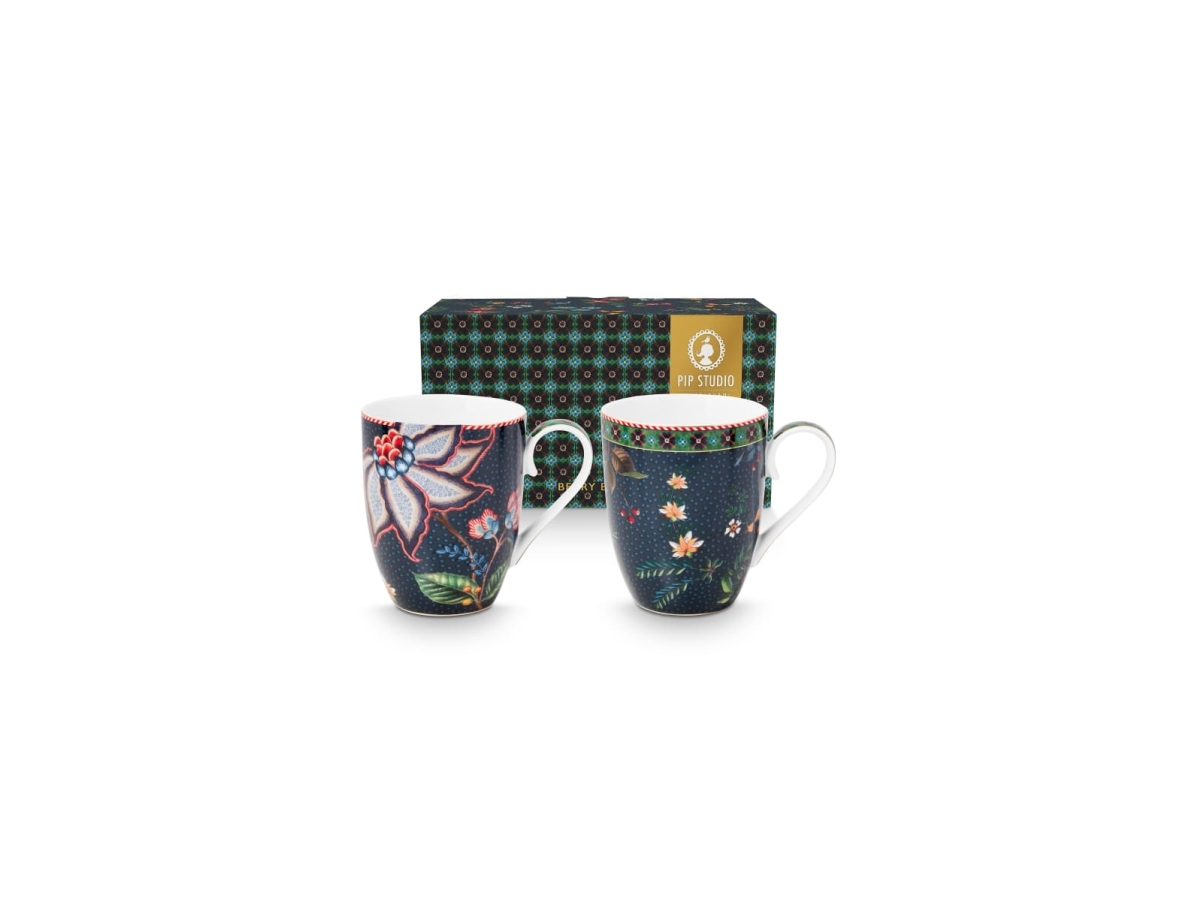 PIP Studio Set/2 Mug BerryBlues 350ml