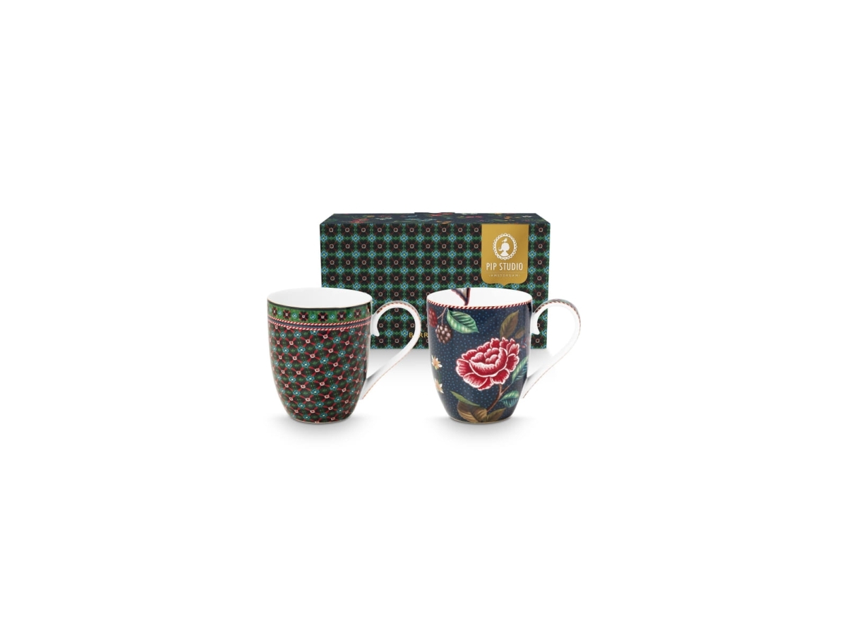 Pip Studio Set/2 Mug Berryblues 450Ml