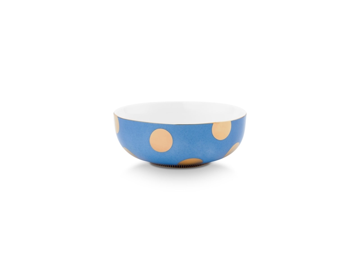 PIP Studio Set/2 Bowls Dot Blue 15cm | Bordssättning - Par - Bollar | GameStuff
