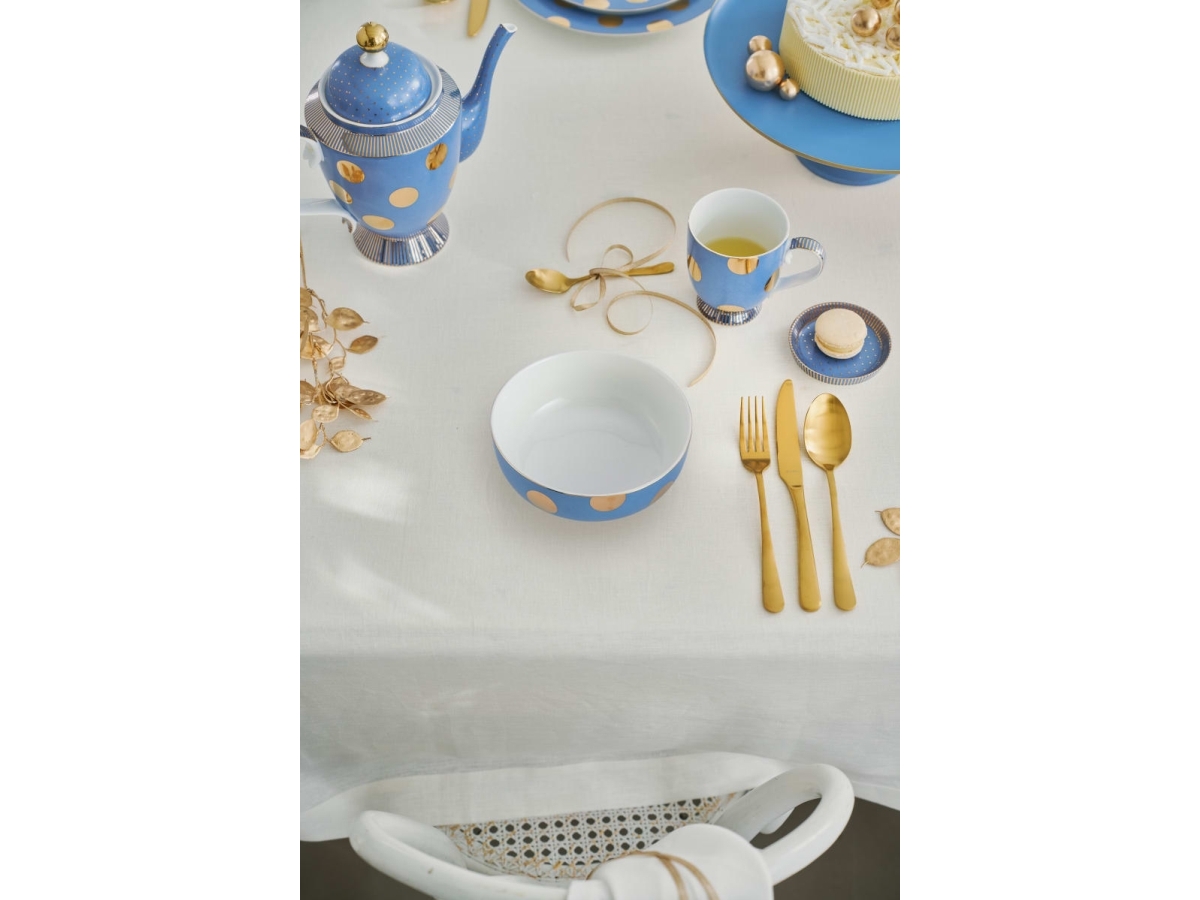 PIP Studio Set/2 Bowls Dot Blue 15cm