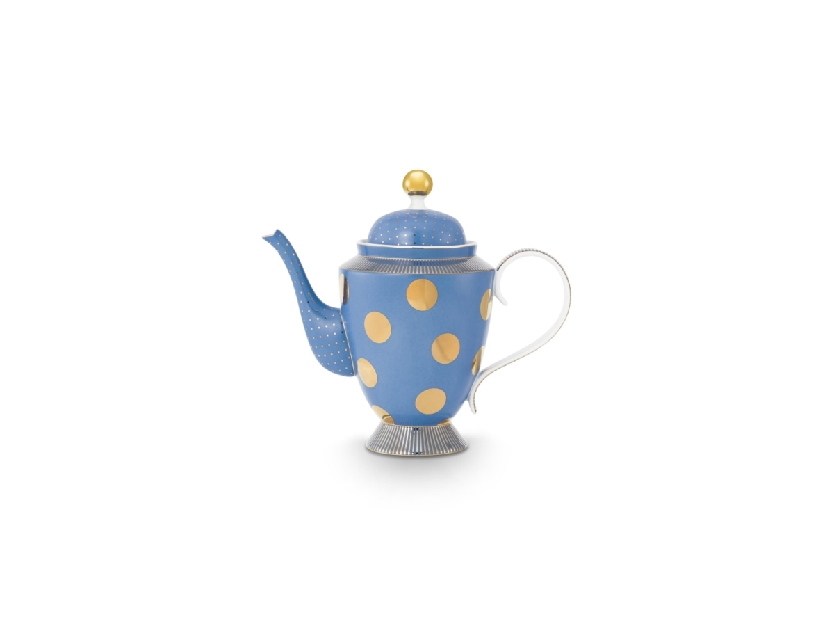 PIP Studio Teapot L Dot Blue Gold | N - A | GameStuff