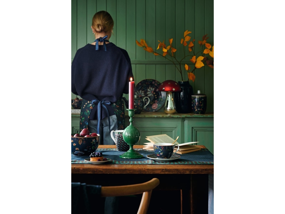 PIP Studio Apron Berry Blue 85x88cm
