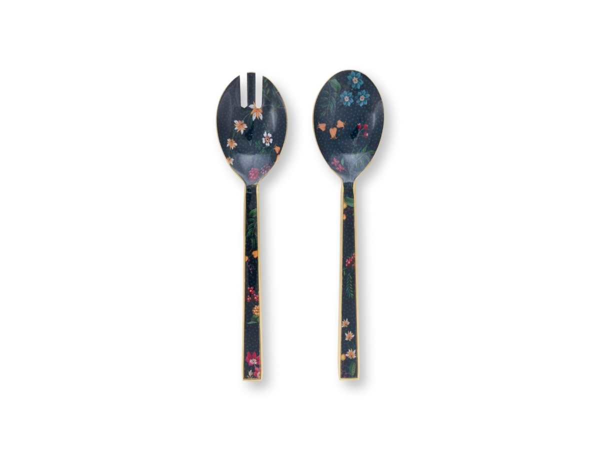 Pip Studio Set/2 Saladserver Blue 25Cm