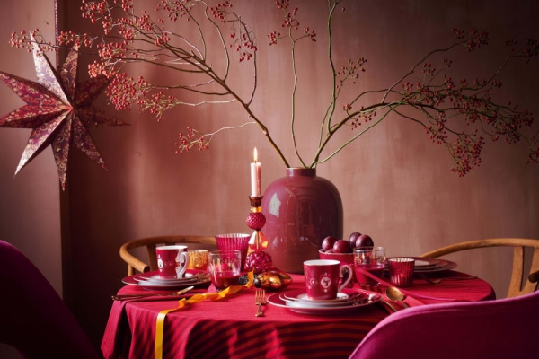 Pip Studio Set/4Napkin Stripered 40X40