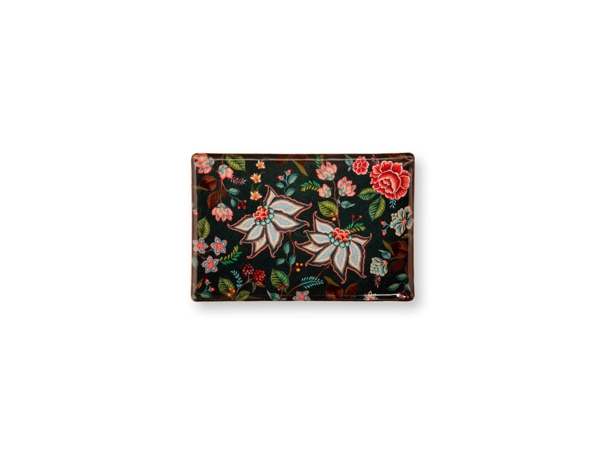 Pip Studio Tray Metal Blue 48X32