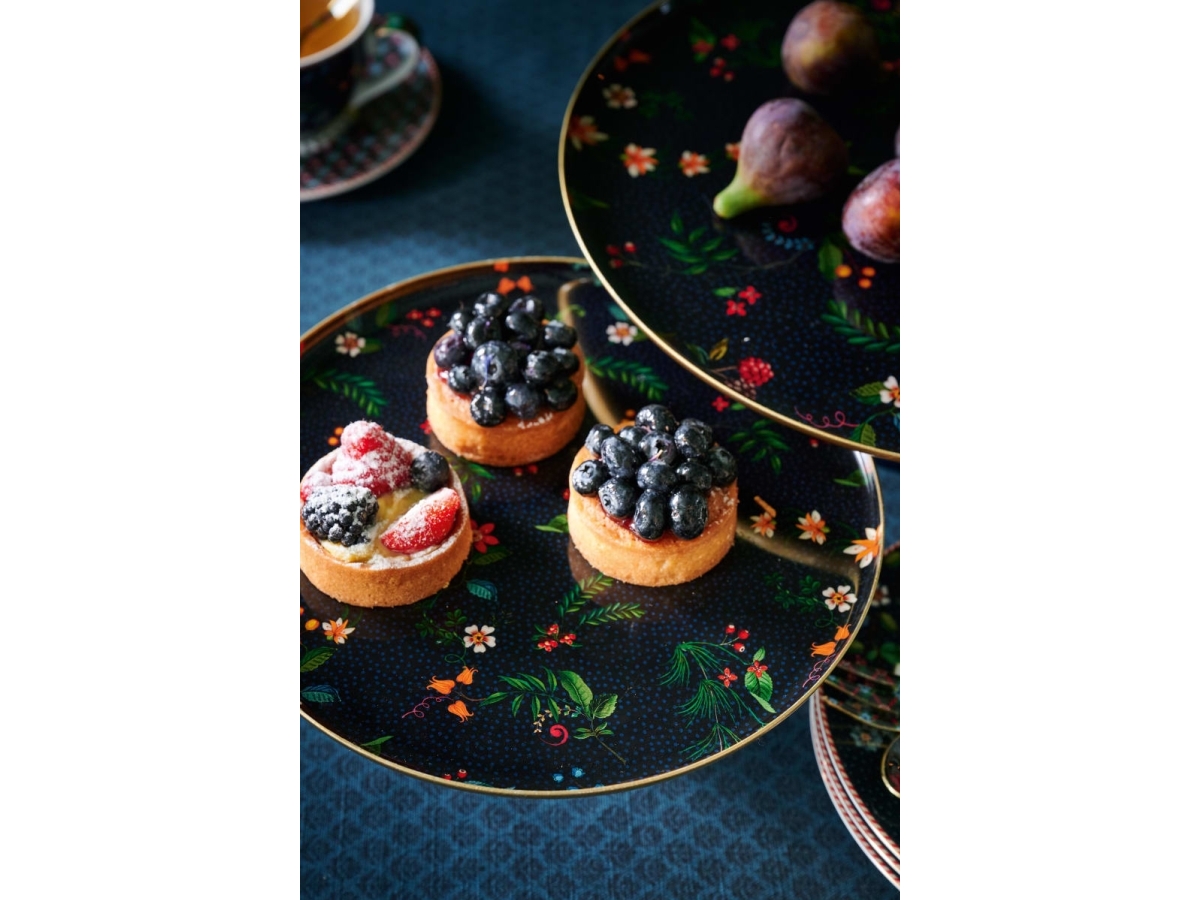 Pip Studio Tray Metal Blue 32X12.5Cm