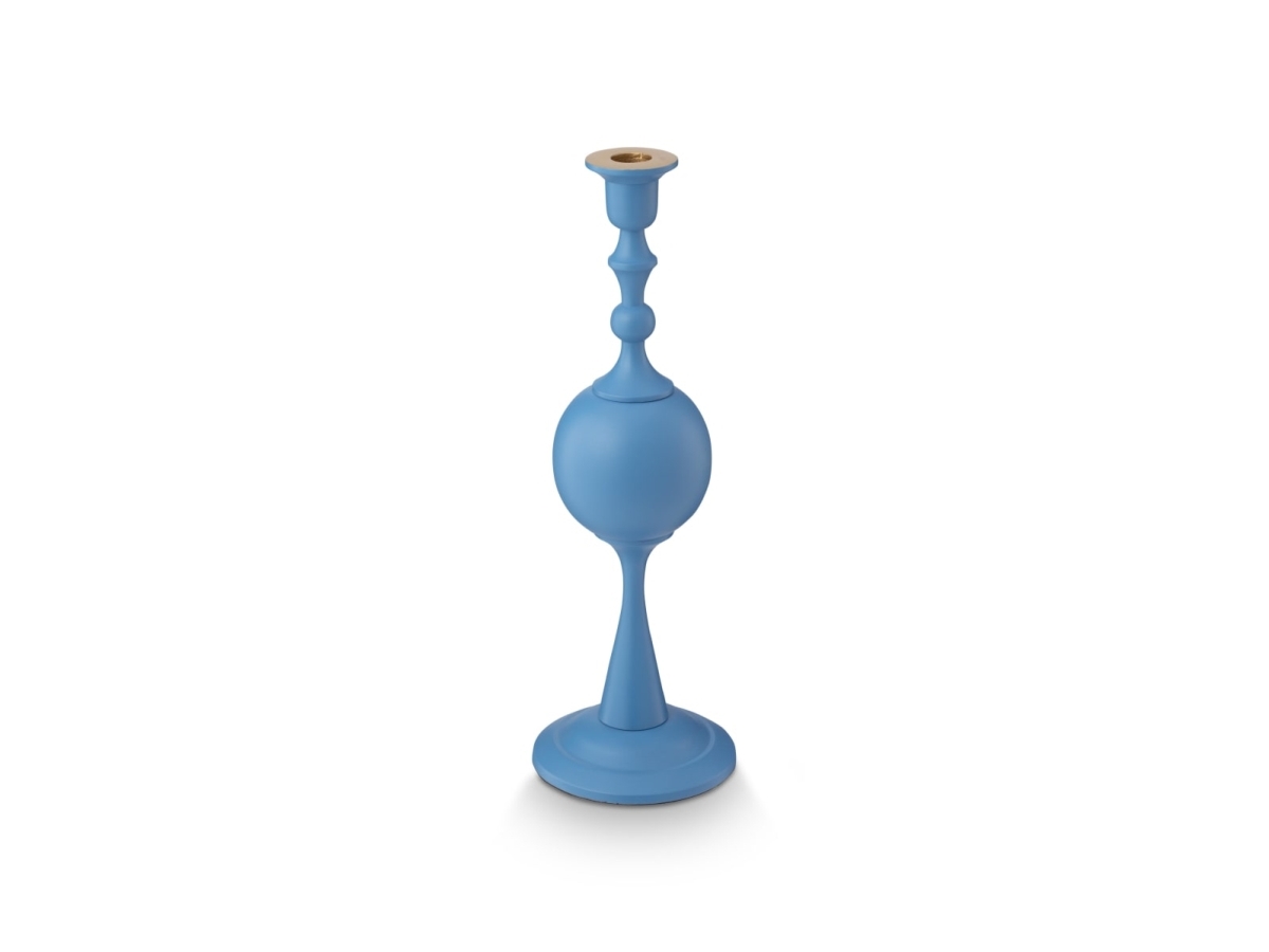 Pip Studio Candleholdr Metal Blue 37Cm