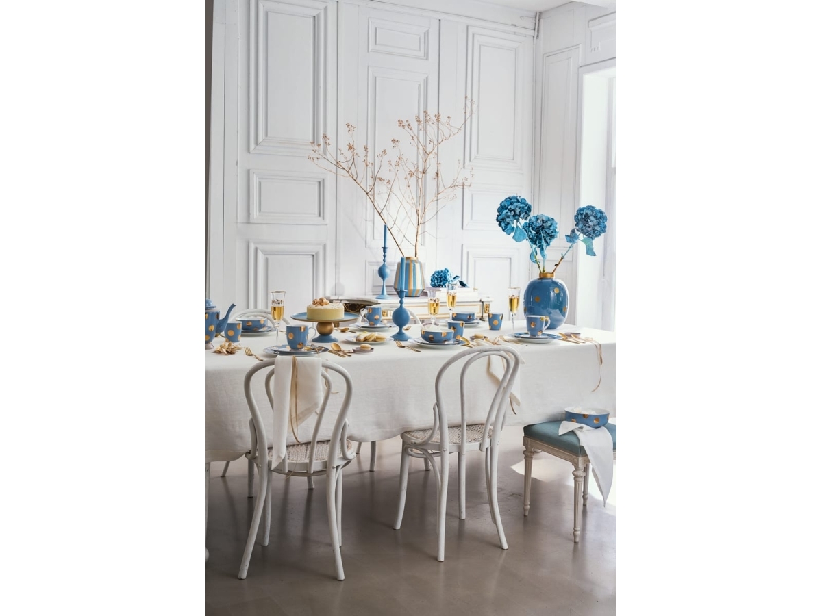 Pip Studio Vase Stripes Light Blue 24X29